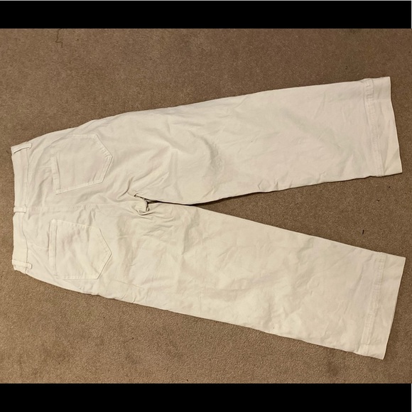 Dynamite white cropped wide leg pants - Picture 4 of 5